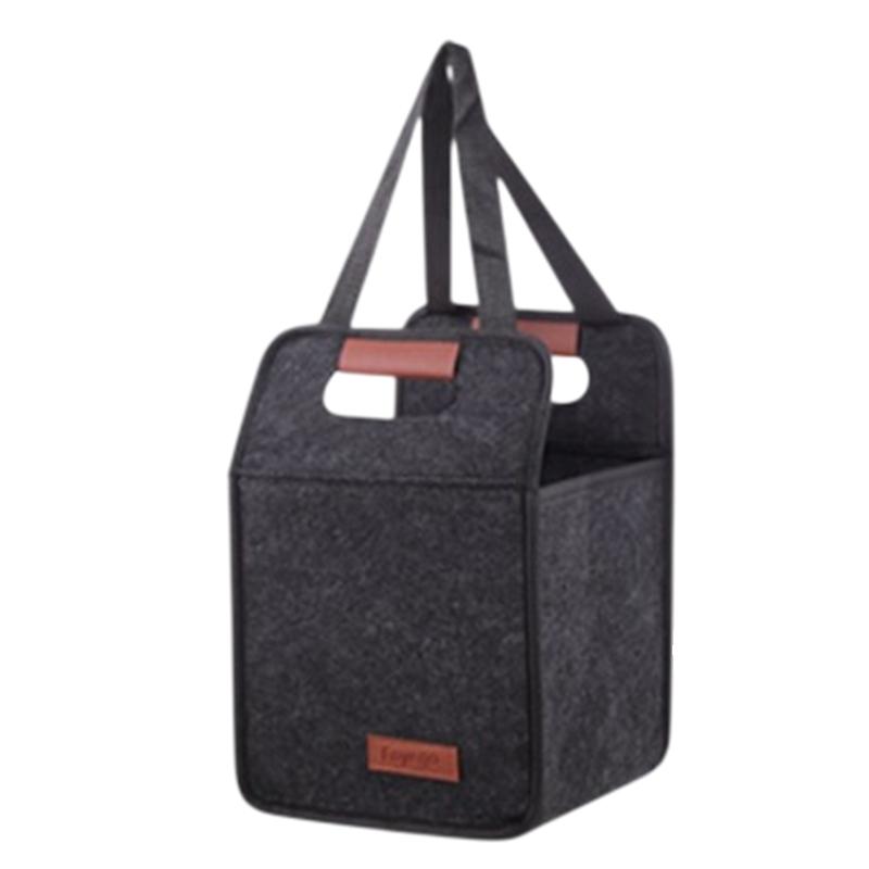 1Pcs Foldable Tote Bag With Handles Reusable Drink Cup Carrier For Daily Commute Car Picnic Cruise Party Grocery Outdoor Travel