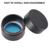 Round Cue Tip Chalk Holder Replacement Small Magnetic Billiard Chalk Box Aluminum Billiard Chalk Holder for Billiard Cue