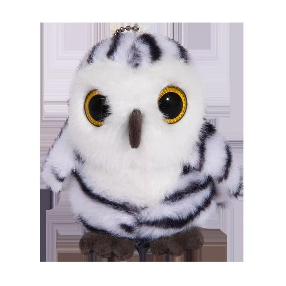 Decoration Owl Plush Pendant Cartoon Owl Doll Plush Bird Doll Keychain  Gift Girlfriend
