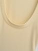 Women's Spicy Girl Deep U-Neck Sexy T-Shirt: Summer Slim-Fit, Elastic Mid-Sleeve, Pure Desire Top