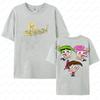 Neuer Stil Cartoon T-Shirt Die Fairly Odd Parents Aufdruck Oberteile Sommer Kurzarm T-Shirts Nostalgie Retro Street Fashion T-Shirts
