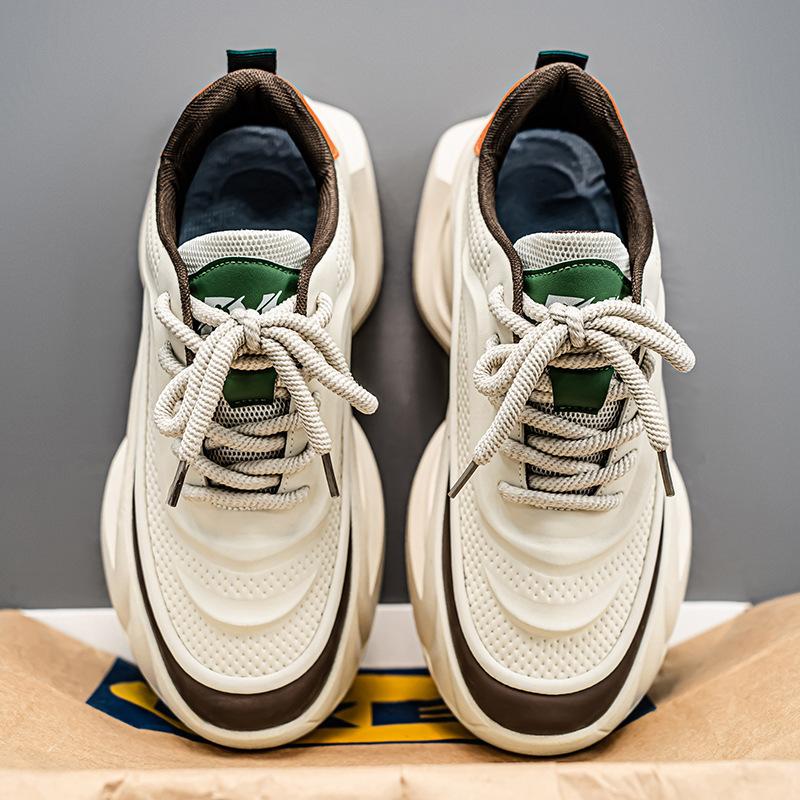 Men's Shoes Summer New Men's Platform Tide Shoes Light Non-slip Old Shoes Light Sports Shoes Daily Casual Shoes Men.