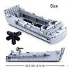 182 Buc 0855 WW2 Ambarcațiune Militară de Debarcare Navă de Război Blocuri de Construcție Set Cărămizi Barcă Marină Modele Soldați Cărămizi DIY Jucării Copii