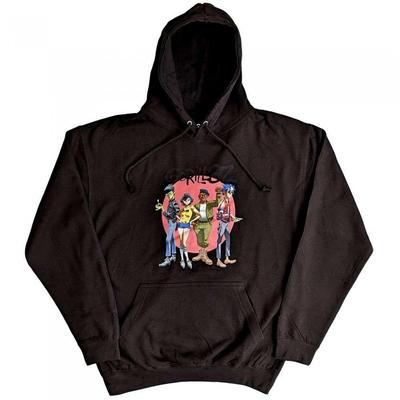 Gorillaz Unisex Erwachsenen Gruppe Circle Rise Pullover Hoodie