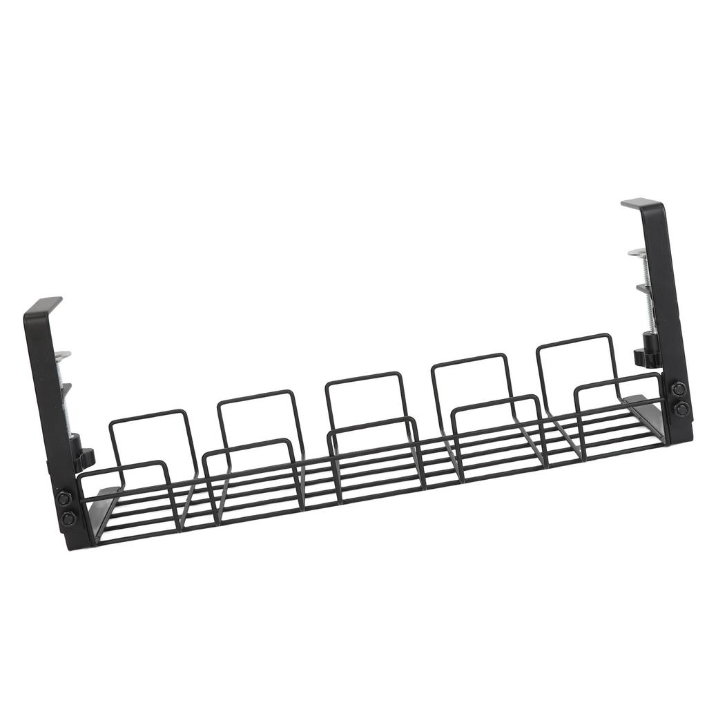 Under Desk Cable 40.5CM Steel Space Saving Strong Load Bearing Desk Wire Management Tray for Worktop