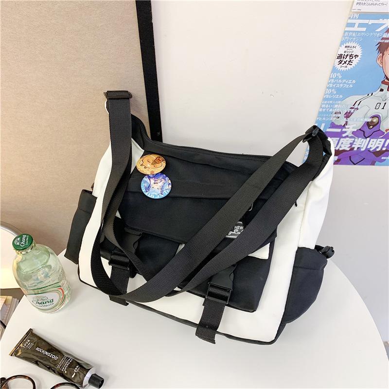 2025 New Student Girl Japanese Cute Large-capacity Bag Casual Versatile Portable Messenger Bag