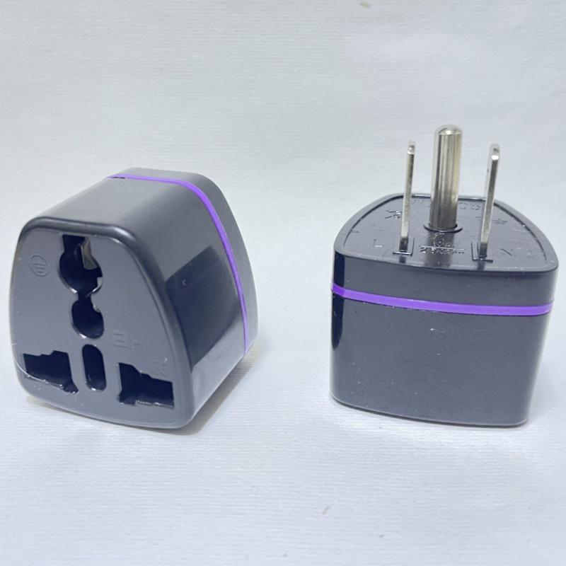 

European to American High-Power Converter Adapter: Flame-Retardant UK-Style Plug with Pure Copper for Malaysia