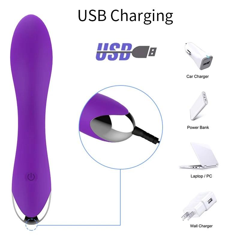 Female Masturbator G Spot Vibrators Deep Insertion Silicone Sex Toys for Woman Vagina Clitoris Stimulator Adult Product Sextoys
