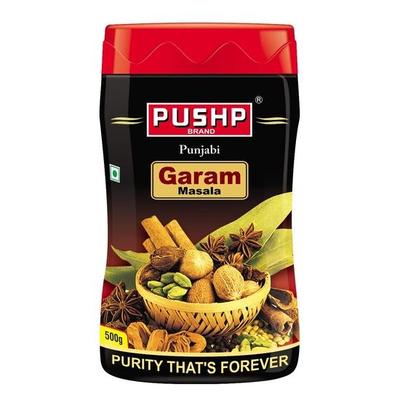 Pushp Brand Punjabi Garam Masala Jar (500g Pack) (Pack of 1)