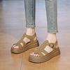 Sandals women's summer new women's shoes with niche casual comfortable platform beach Roman shoes women