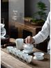 Minimalist White Jade Porcelain Kung Fu Tea Set: Handmade Teacups & Gaiwan Business Gift