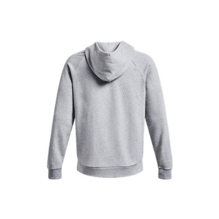 Under Armour Rival Sweatshirts Men's Gray Hooded Moderate Regular 1373371-011