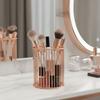 Gold Color Pen Holder Metal Material Pencil Organizer Storage Bucket Desktop Organizer  Office Use