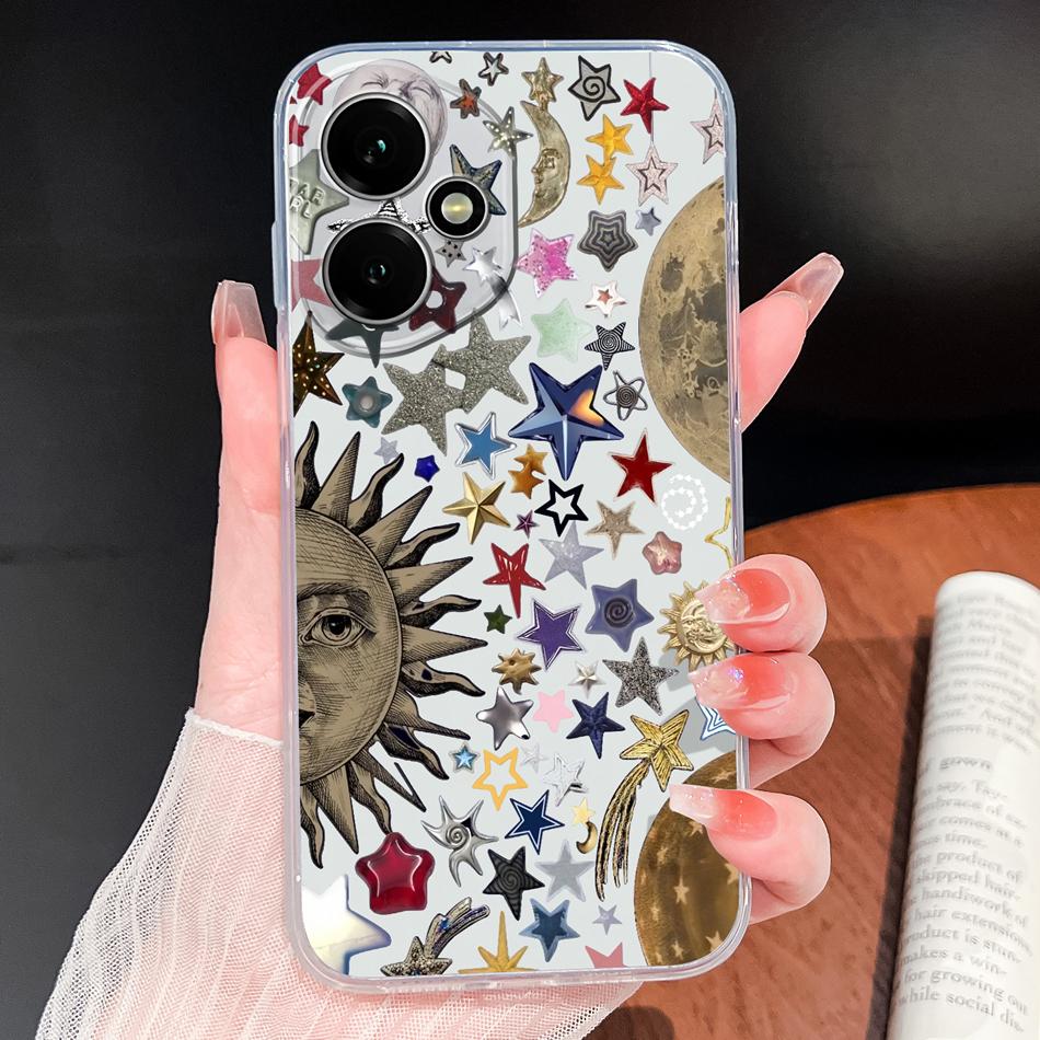 For Honor 400 Pro / 400 Lite / 400 Smart Case Cupid-Angel Soft Clear Slim Silicone Anti Drop Phone Back Covers For Honor400 5G