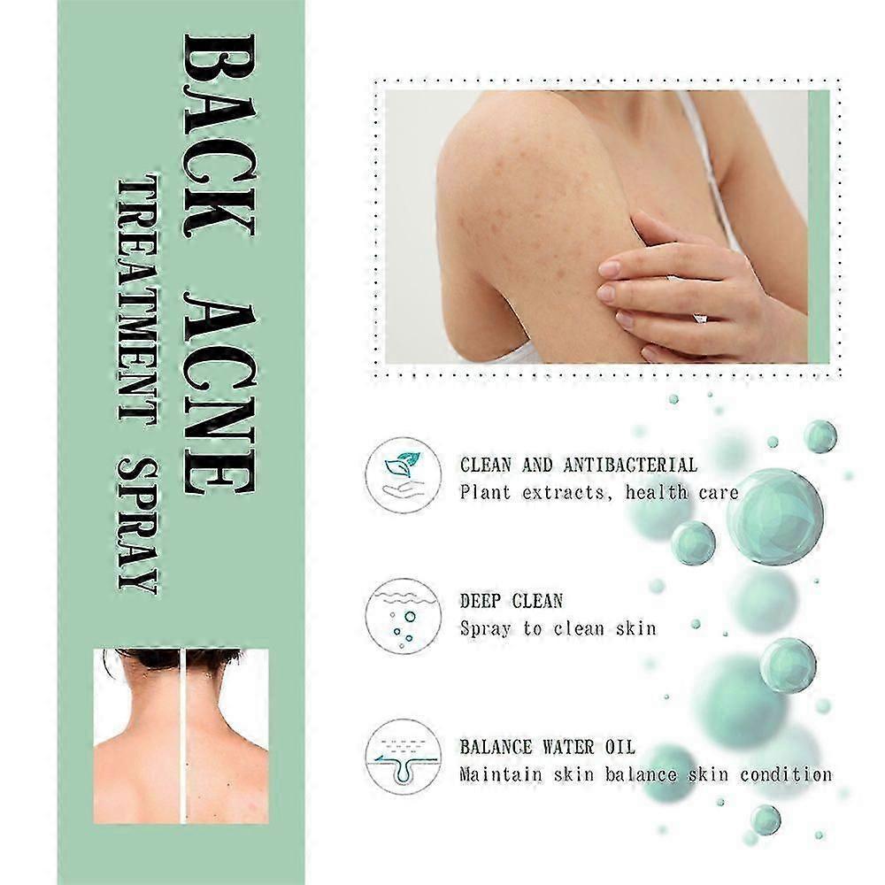 Back Acne Repair Spray Fades Pockmarks Repair Back Back Shoulder Acne 120ml