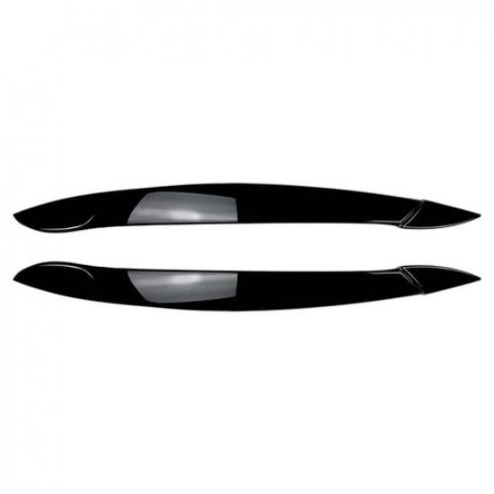 Headlight Lamp Eyelid Eyebrows Lid Cover Trim For BMW X5 E70 2008-2013