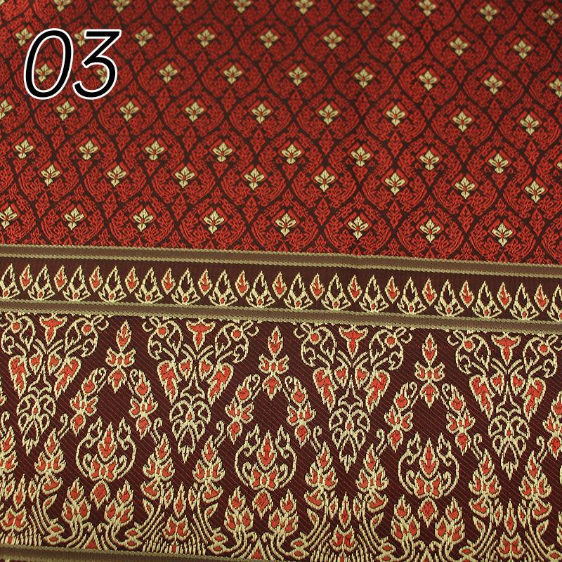 

100x100 см жаккардовая парчовая ткань в этническом стиле для самостоятельного шитья тайского традиционного костюма дай трубка платье фоновая дизайнерская ткань 100x100cm