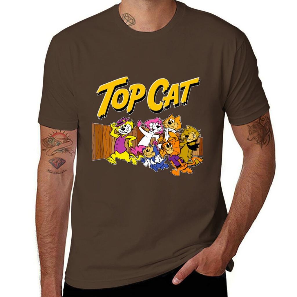 Top Cat- Limited Edition | Perfect Gift T-Shirt Boys Animal Print Korean Fashion Sports Fans T Shirts Men