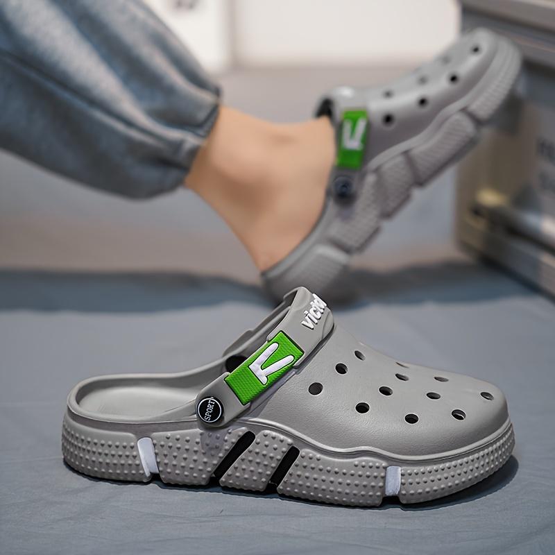 Men's Casual Comfortable Soft Sole Clogs, Breathable Lightweight Clogs for Indoor Outdoor Beach, Summer