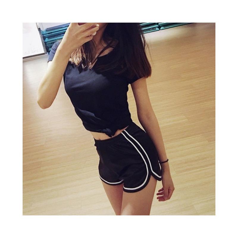 Shorts Dam Sommar Dam Ny Stil Europa och USA Mode Allt Smidigt Elastiskt Rörelse