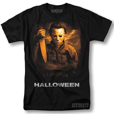 Michael Myers Halloween Jaren 90 Horrorfilm Vintage Grafisch Ontwerp T-shirt