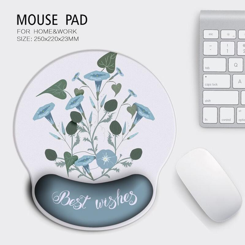 Fumai Ergonomic Silicone Wrist Rest Mouse Pad - 2 Pack