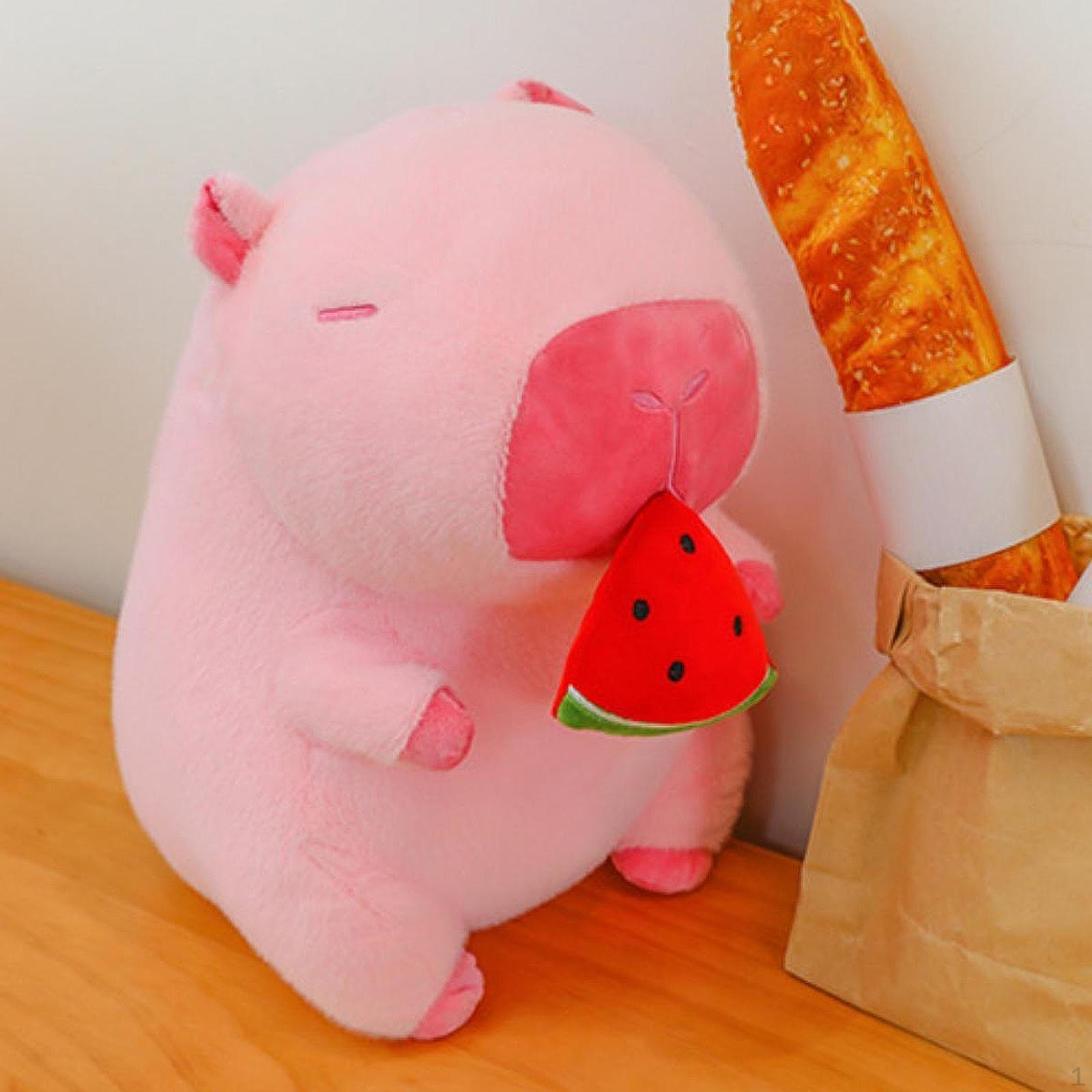 

Очаровательная плюшевая игрушка капибара для детей и взрослых Watermelon capybara