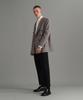 DENIVEL Men'S Wool Turn-Up Slacks