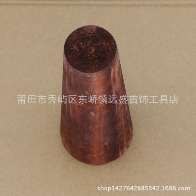 Wooden Bangle Shaping Stick with Rubber Mallet for Deformation Correction in Gold Crafting