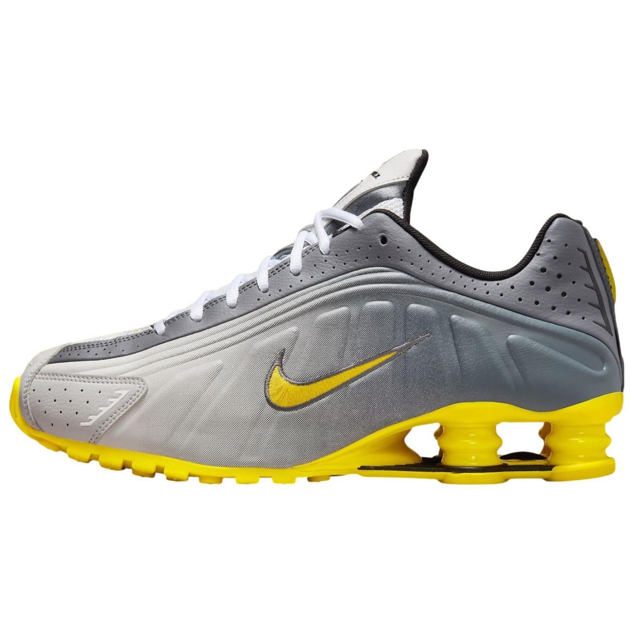 Nike Shox R4 SE  Vast Grey Bright Citron  Men s IH3397-078 EU 44