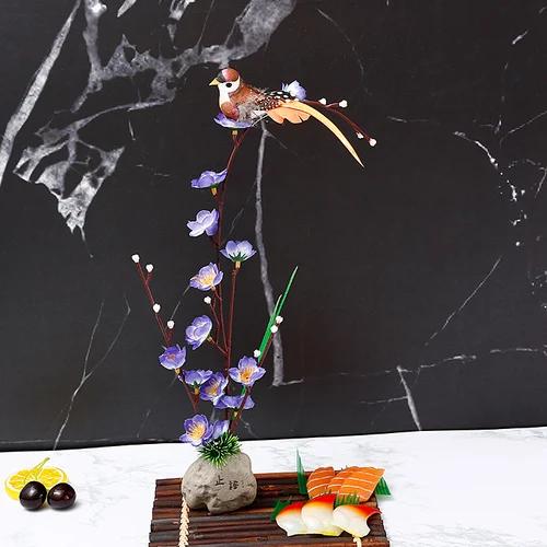 Sushi dishes sashimi platter plate decoration flowers mood plate decoration small ornaments creative embellishment flowers