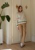 JUNECI Side Line Cotton Pants (Beige)