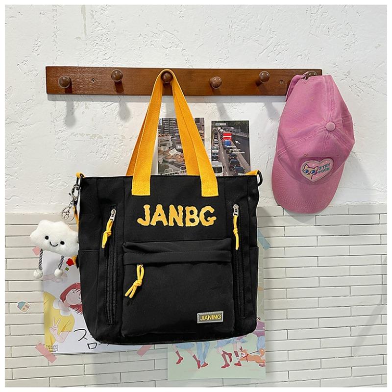 School Bag New High-value College Style Simple Letter Make-up Bag Light Travel Large-capacity Backpack