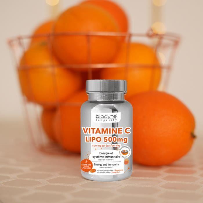 Biocyte Vitamine C Lipo 500mg 30 Comprimés À Croquer
