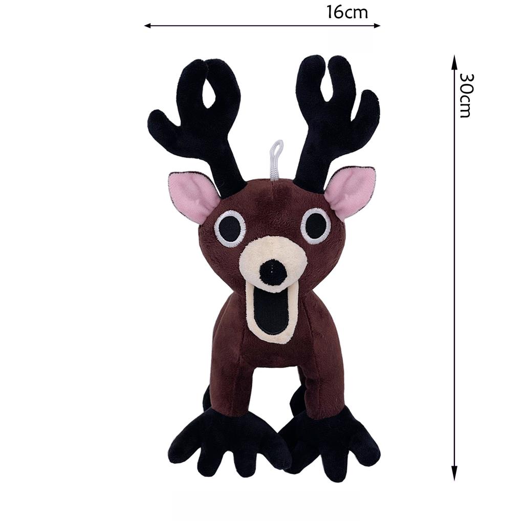 New 99 Nights In The Forest Deer Plush Toy Deer Plush Stuffed Animal Game Peripheral The Deer Birthday Xmas Halloween Gift Decor