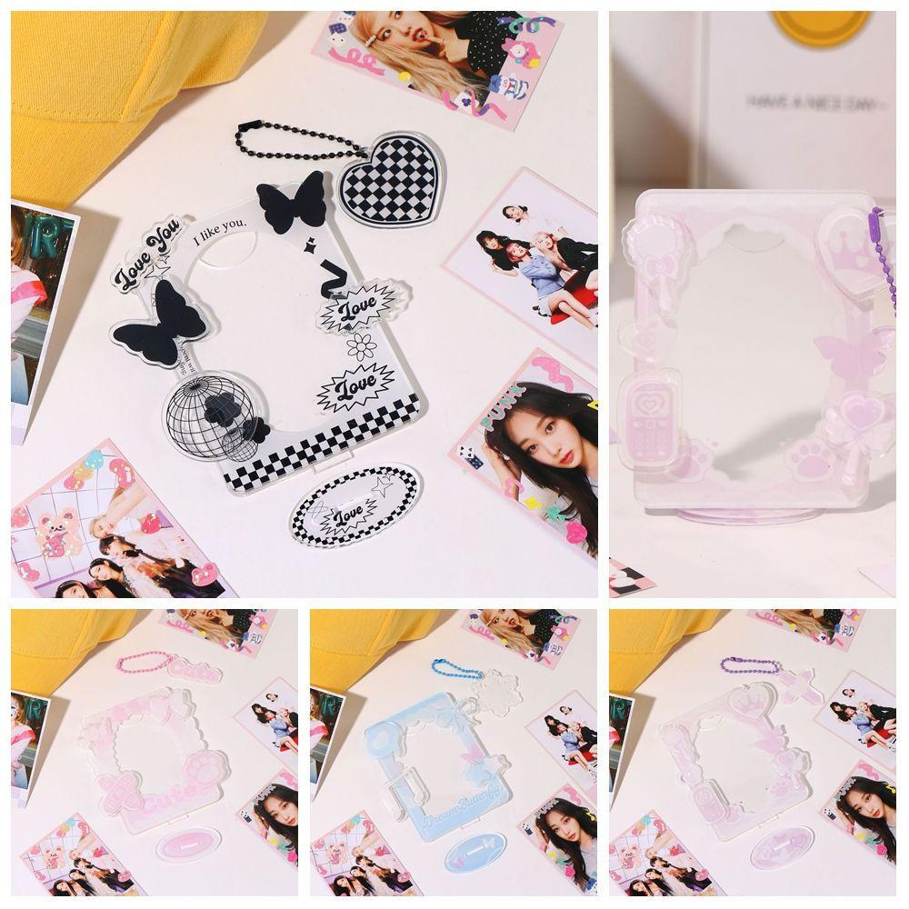 Transparent Korean Style Card Holder Desktop Decoration ID Card Holders Student Card Cover  Student