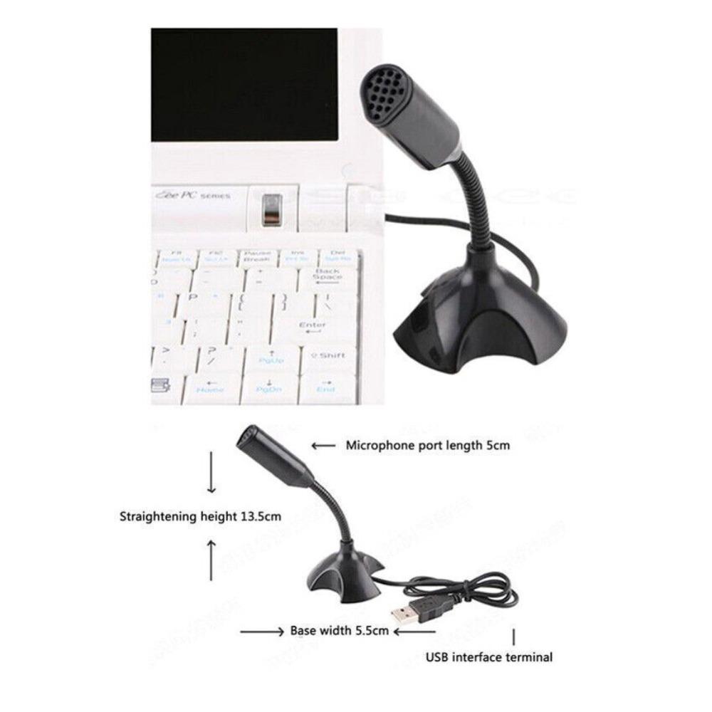 Studio Speech Adjustable Microphone New Stand Microphone  PC Laptop Computer Notebook