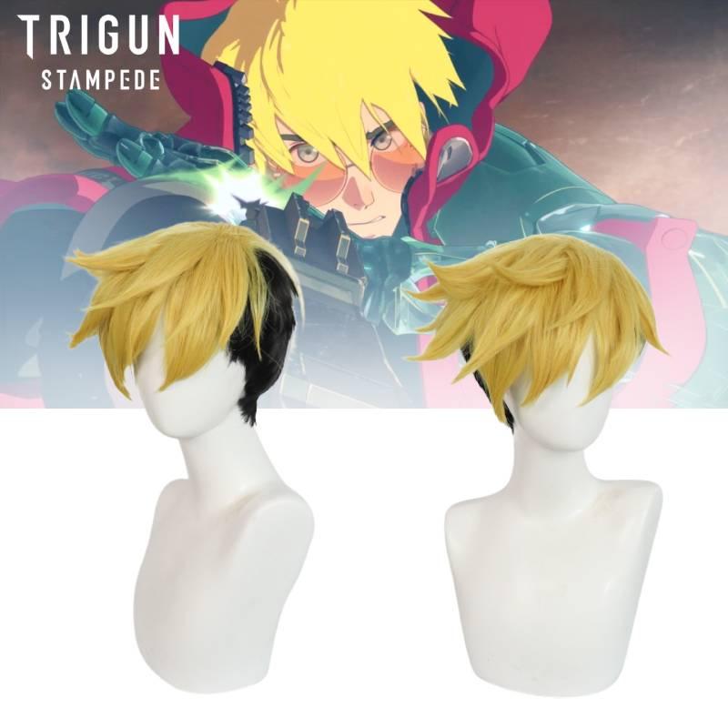 Trigun Stampede Vash Wig For Cosplay Costume High-quality Heat-resistant Anime Hairpiece