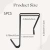 5 Pack Wire Cubicle Hook,Cubicle Accessories Wall Hangers for Clothing Mirrors, Pictures, Hats, and Bags In Office Cubicles Panels Cubicle