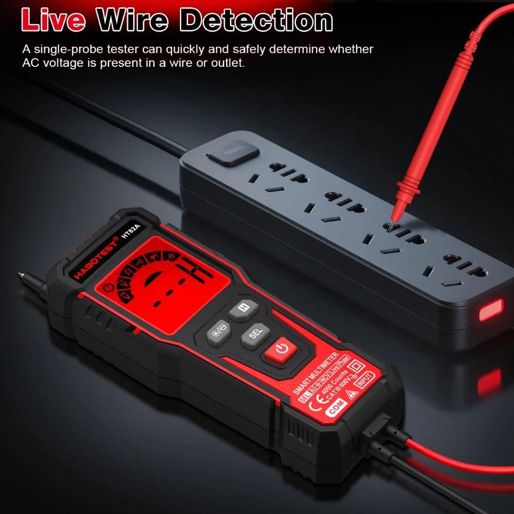 600V Auto Range Multimeter High Precision NCV Multimeter Portable TRMS Multimeter