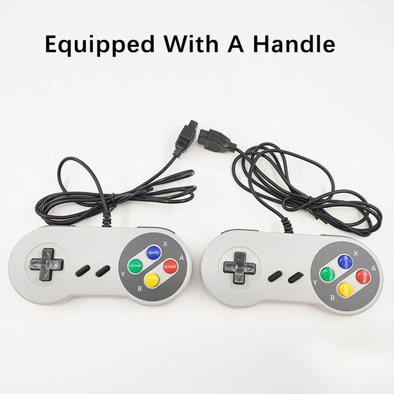 Mini Portable Retro Video Game Console for SNES Home Game Player AV Output Built In SFC620 Game with Wired Gamepad GameAccessory