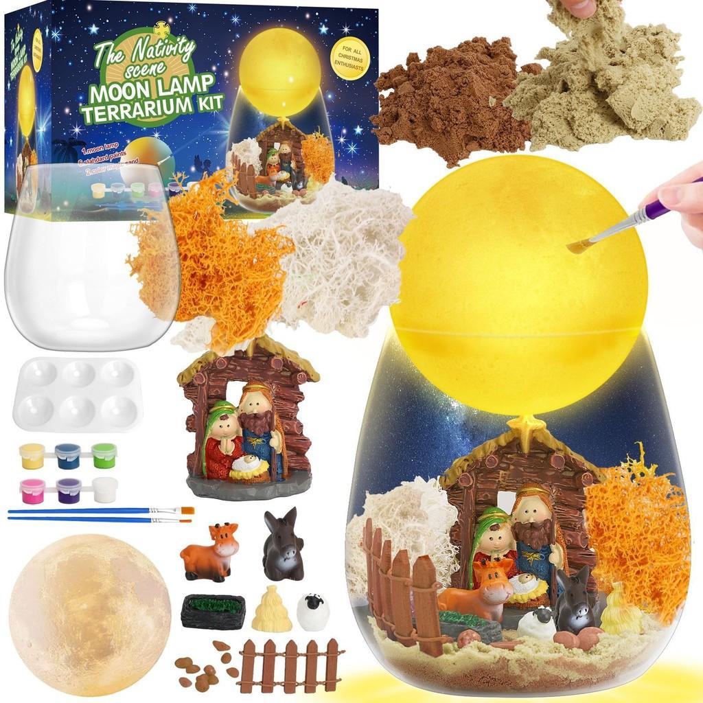 Unicorn Diy Light Container With Led Nightlight For Kid Room Decor And Educational Fun
