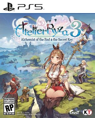 Atelier Ryza Alchemist of the End the Secret Key North PS5 3 & (Importera version Amerika) -