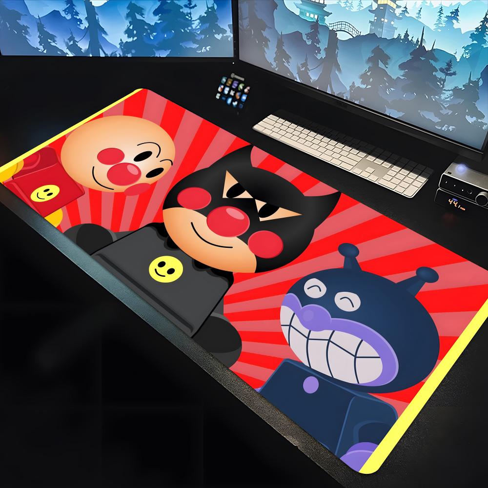 Anpanman Cartoon player Mouse Pad large keyboard mouse desk pad non-slip rubber gaming mouse pad laptop carpet 1200x600