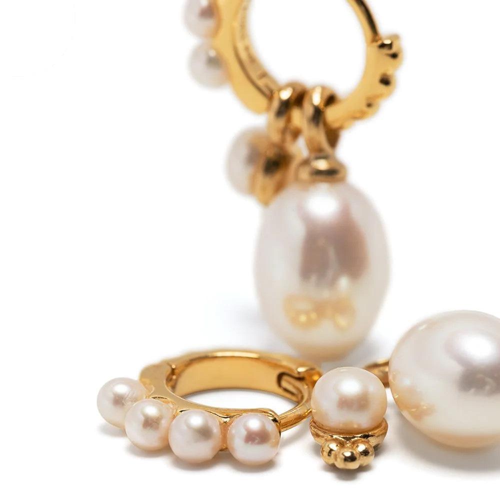 Summer Removable Pearl Earrings Hoops Retro Earrings Women'S Niche Ear Buckles A Variety Of Ways To Wear Studs