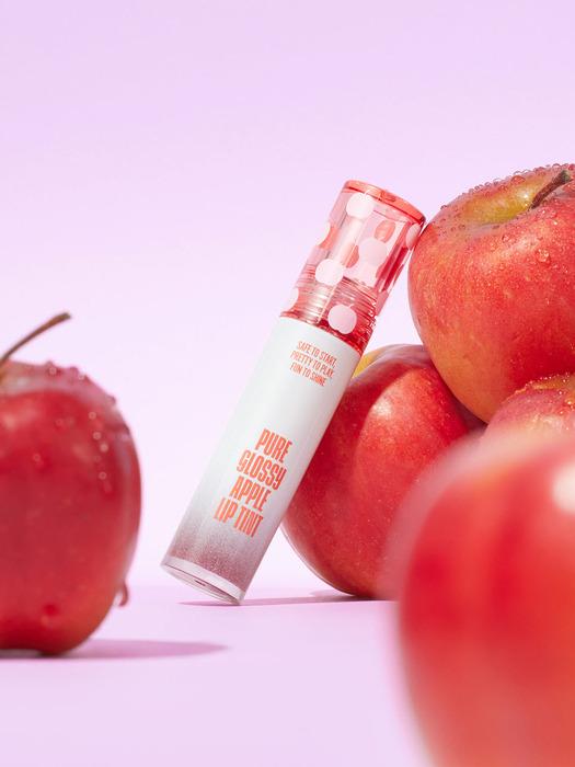 THE PRETTY PETITE Glossy Apple Lip Tint in Gamhong Red