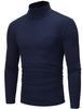 2023 Foreign Trade Men's Autumn and Winter Turtleneck Multi-color Bottoming Shirt Long-sleeved Polished Velvet Inner Thermal Underwear