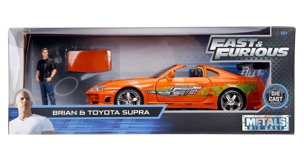 Jada Toyota Supra Orange Brian Finished Product JADA30738 1/24 F&F O'Connor