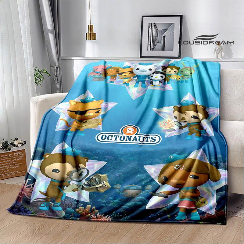 3D The-Octonauts printed blankets picnic blanket Warm Flannel blankets Soft and comfortable blanket bed linings Birthday Gift