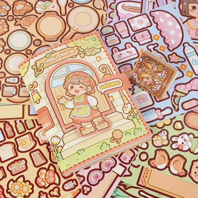 Xiao Mashu Jiangnan Travel DIY Sticker Set - New Chinese Style Quiet Book Decor